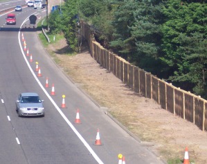 Acoustic Green Barrier in woven willow, 120mm RockDelta core